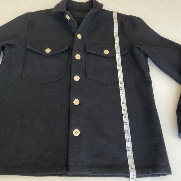 All Saints Kitara Relaxed Fit Jacket in Black  Size Small - Picture 10 of 14